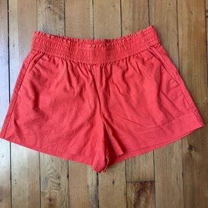 Jcrew Red Casual Shorts